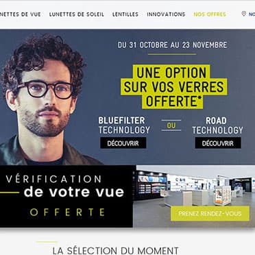 Site banner of Grand Optical