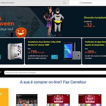Site banner of Carrefour